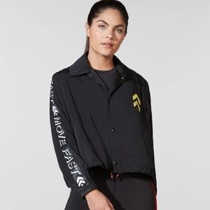 PAM & GELA X BARRY'S BLACK DRAWSTRING JACKET (NWT)